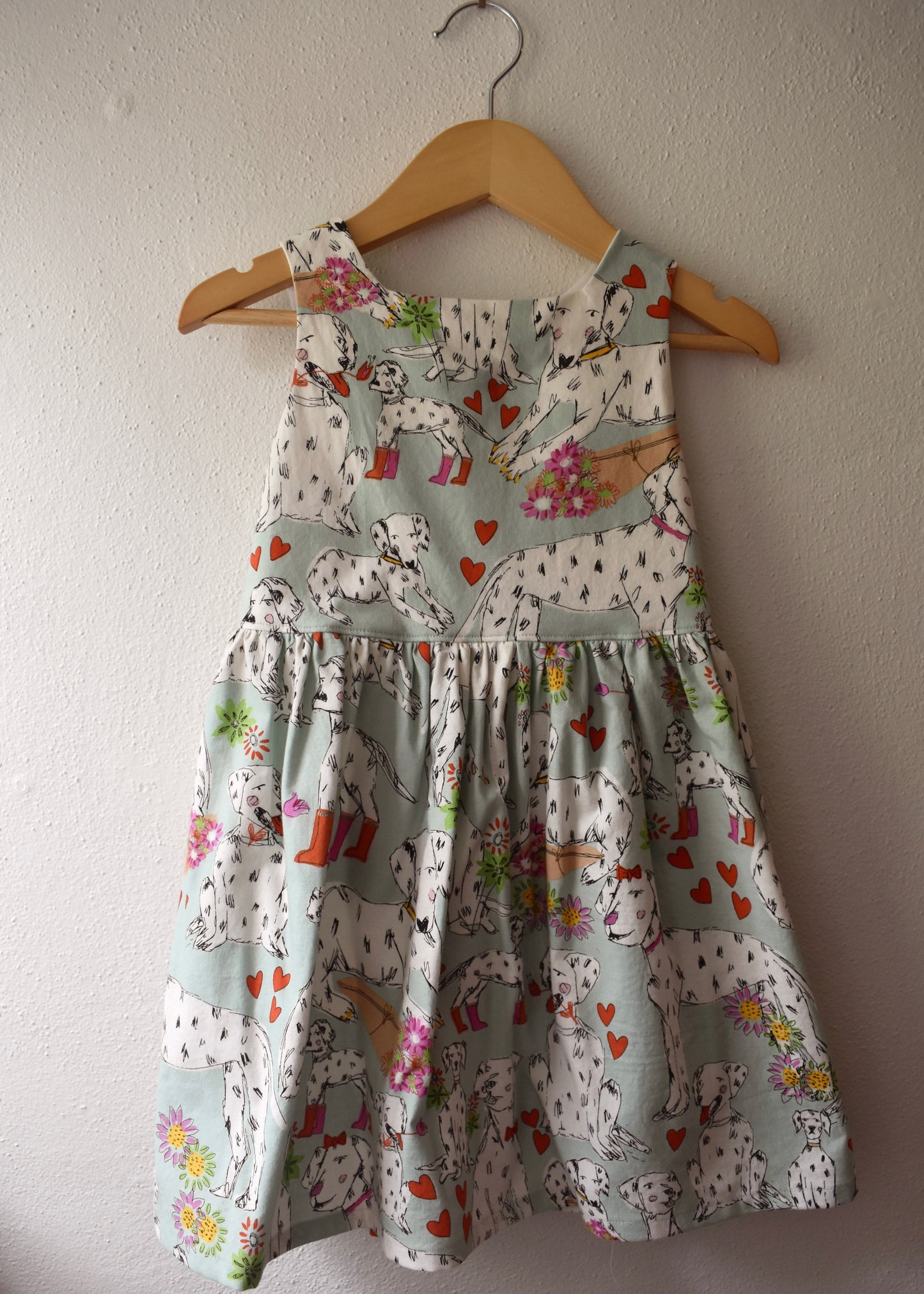 Emma Tieback Dress, Dalmatian Love