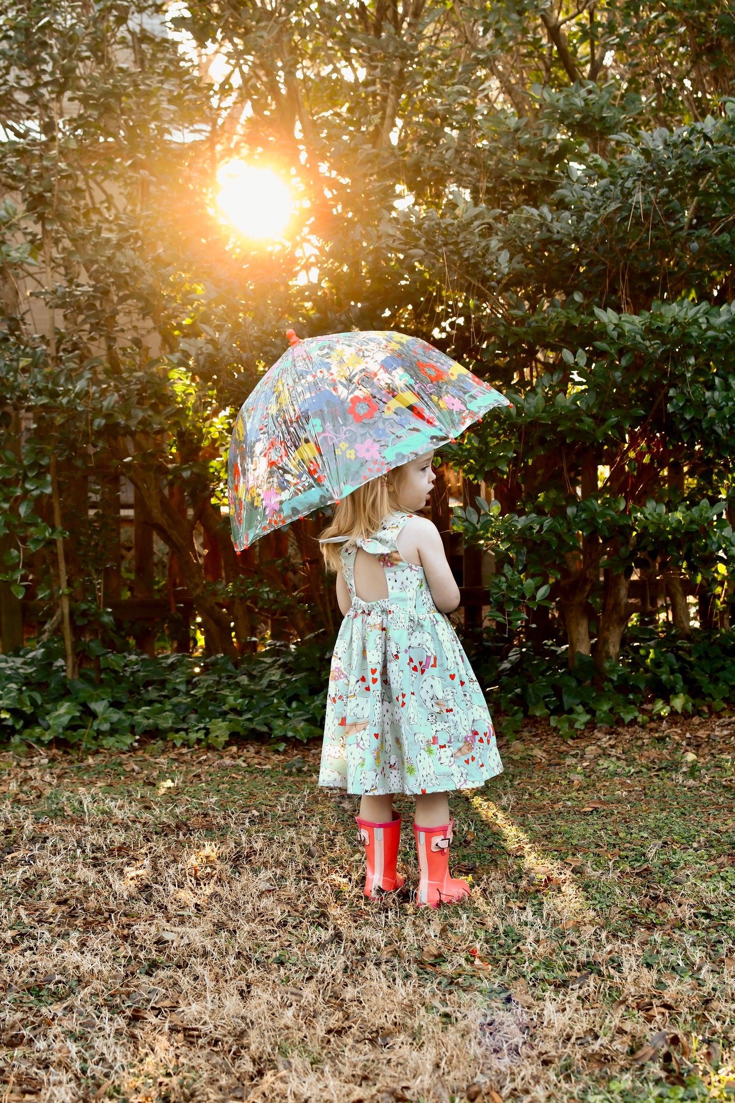 Emma Tieback Dress, Dalmatian Love