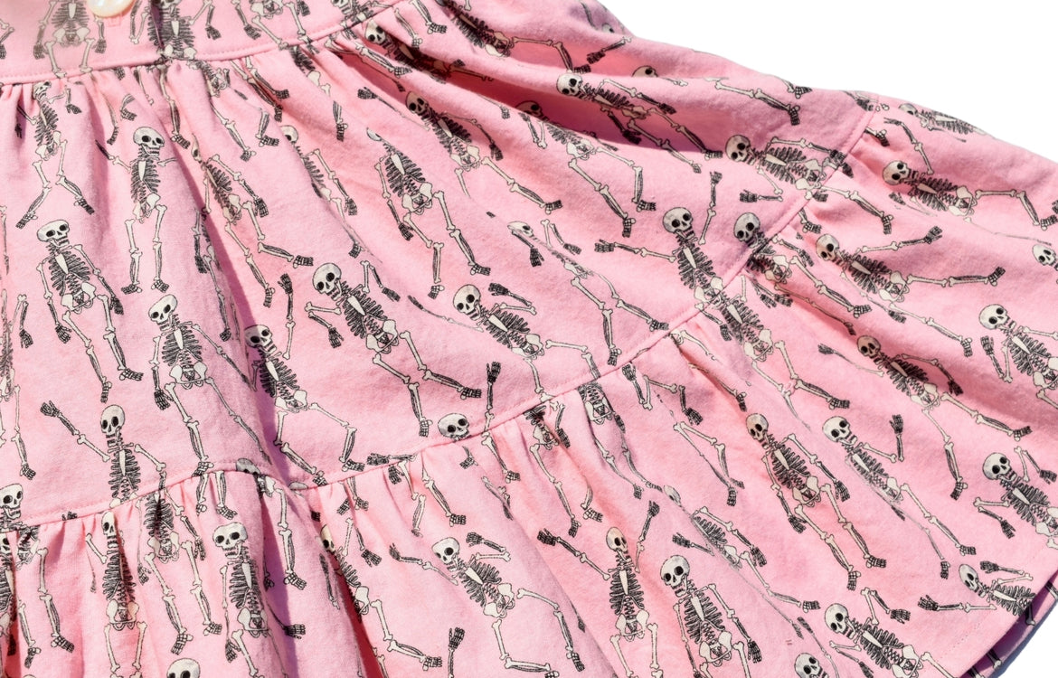 Camila Twirl Dress,Dancing Skeletons