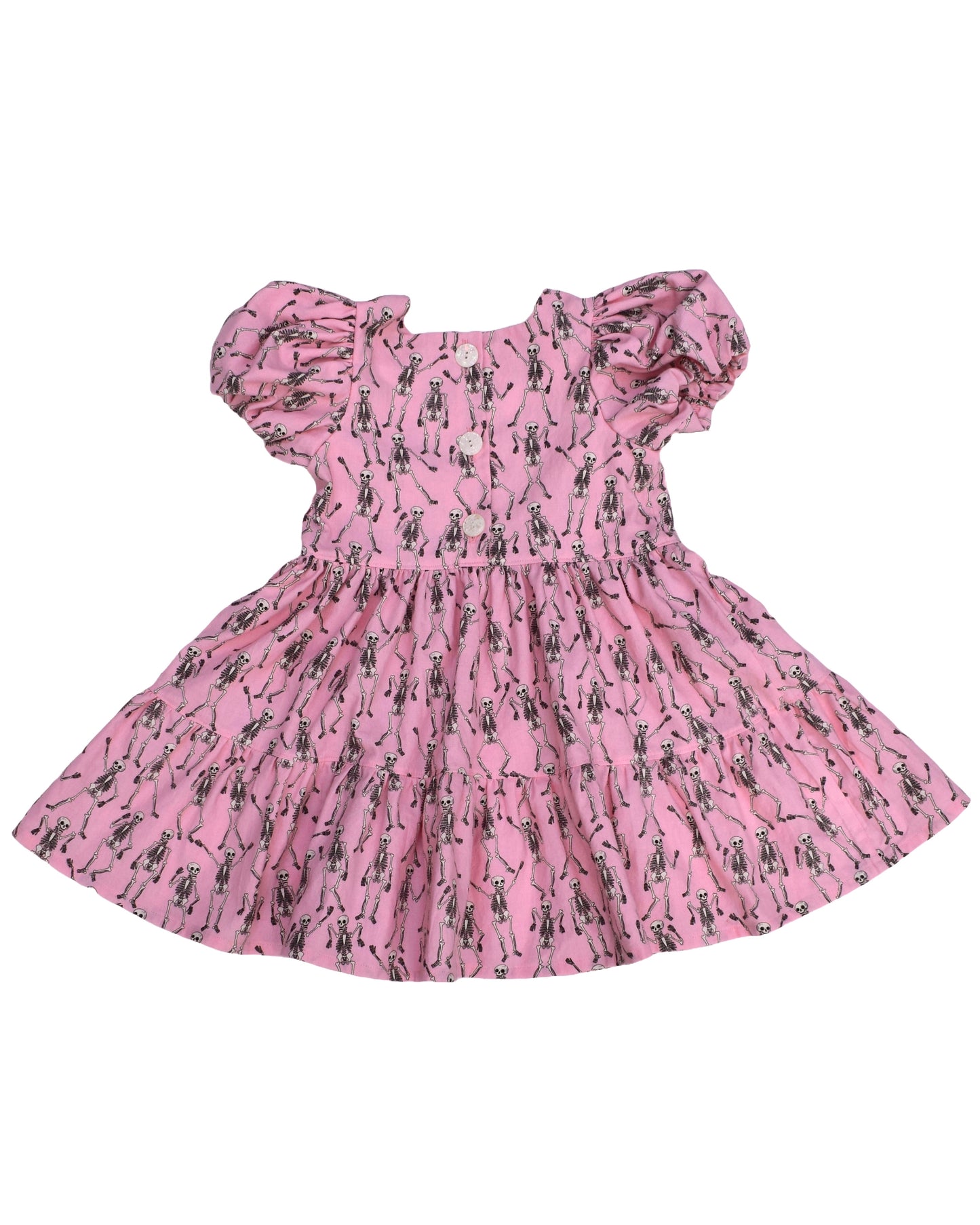 Camila Twirl Dress,Dancing Skeletons