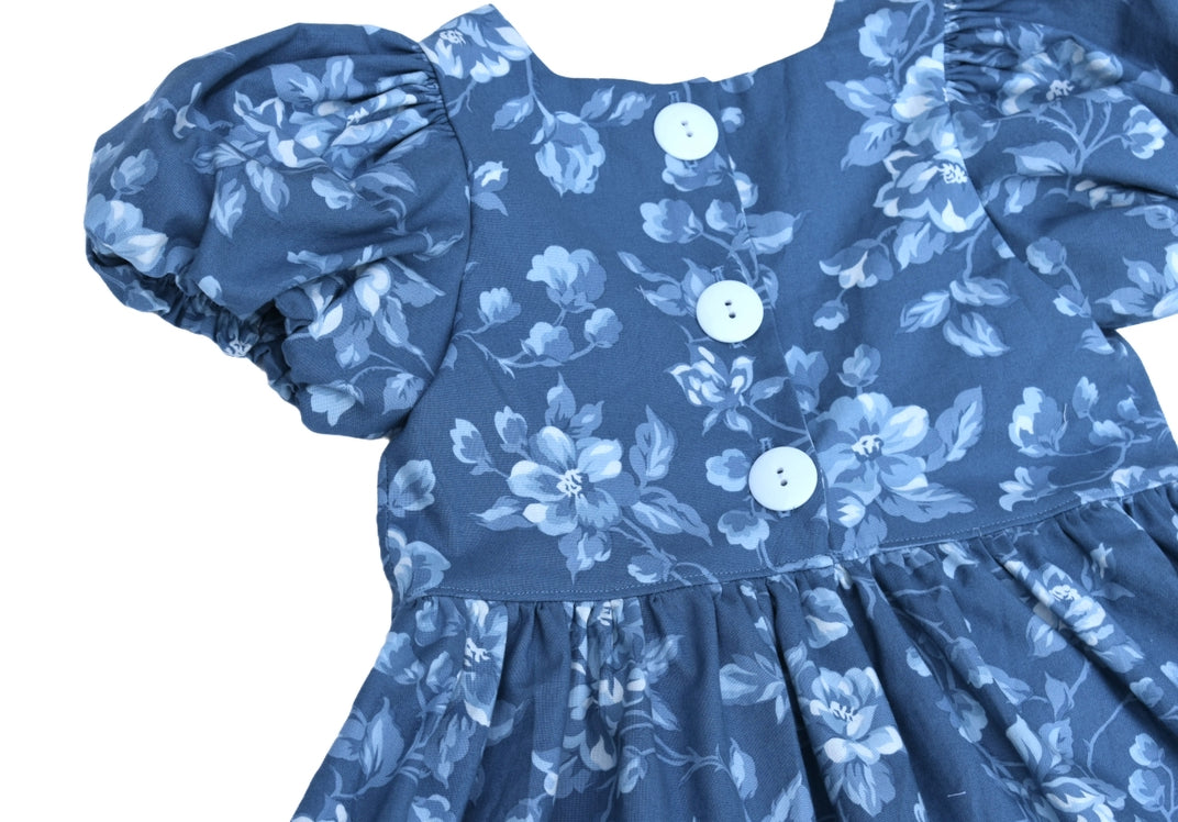 Isabelle Dress, Garden Party Blue
