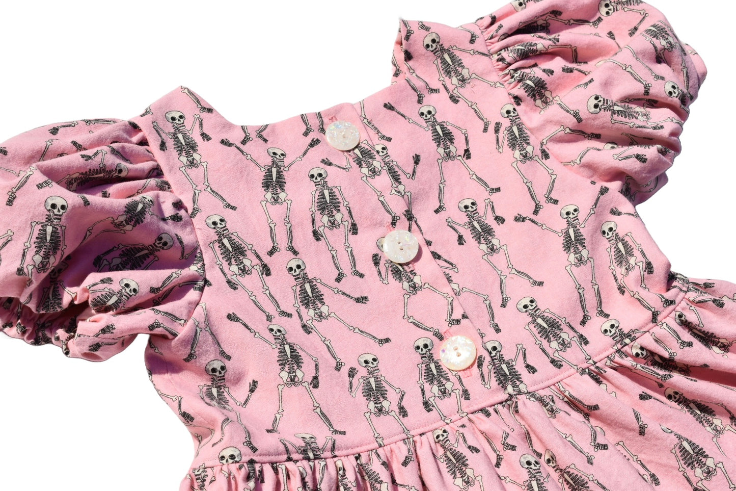 Camila Twirl Dress,Dancing Skeletons