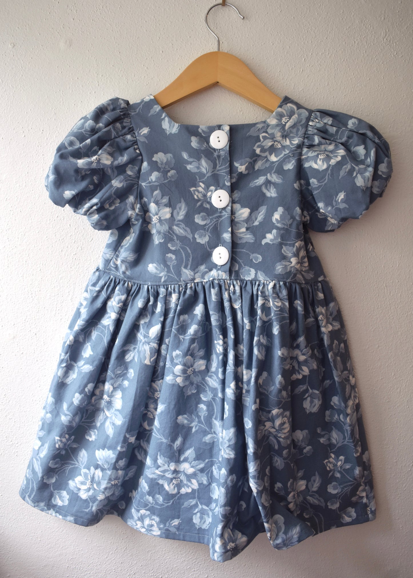 Isabelle Dress, Garden Party Blue