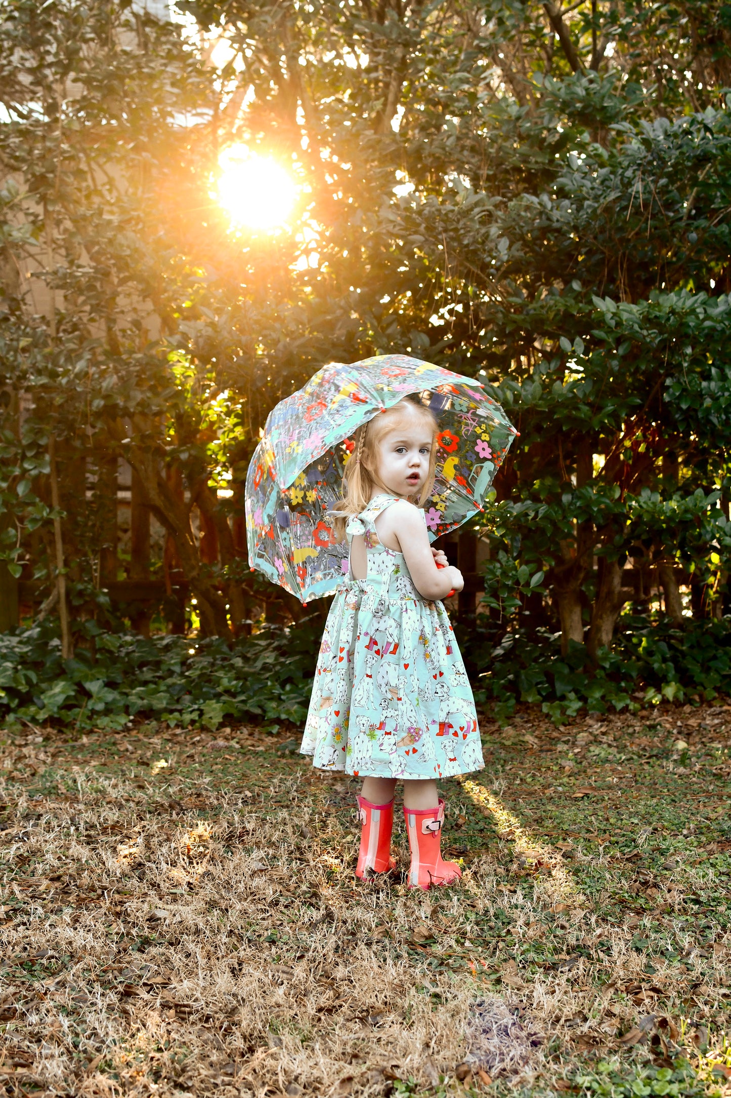 Emma Tieback Dress, Dalmatian Love