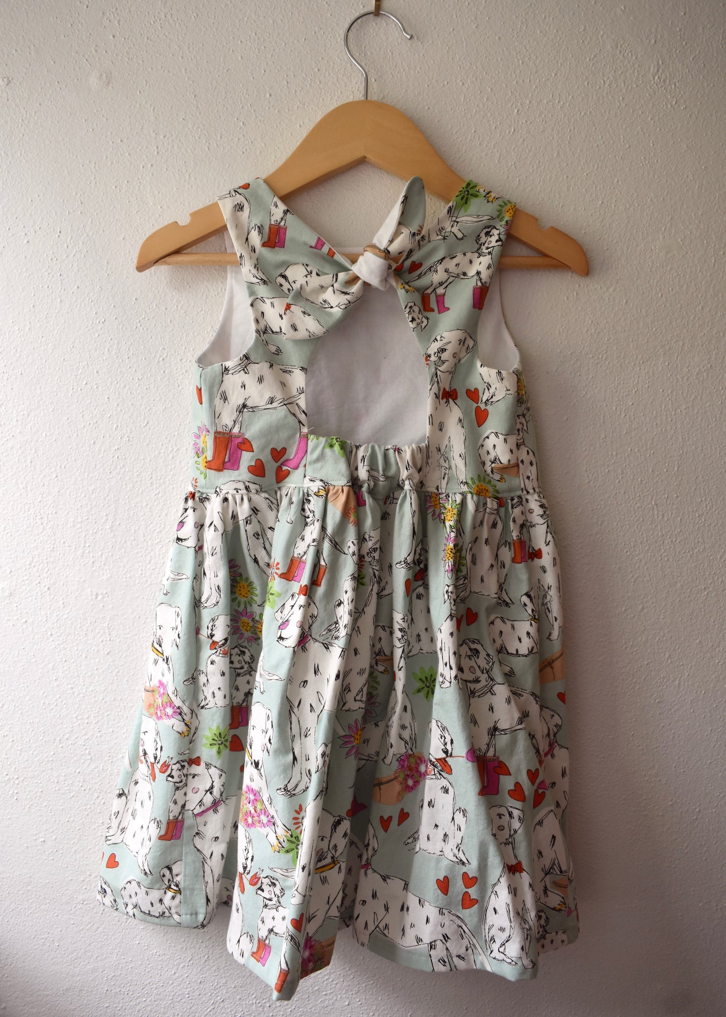 Emma Tieback Dress, Dalmatian Love