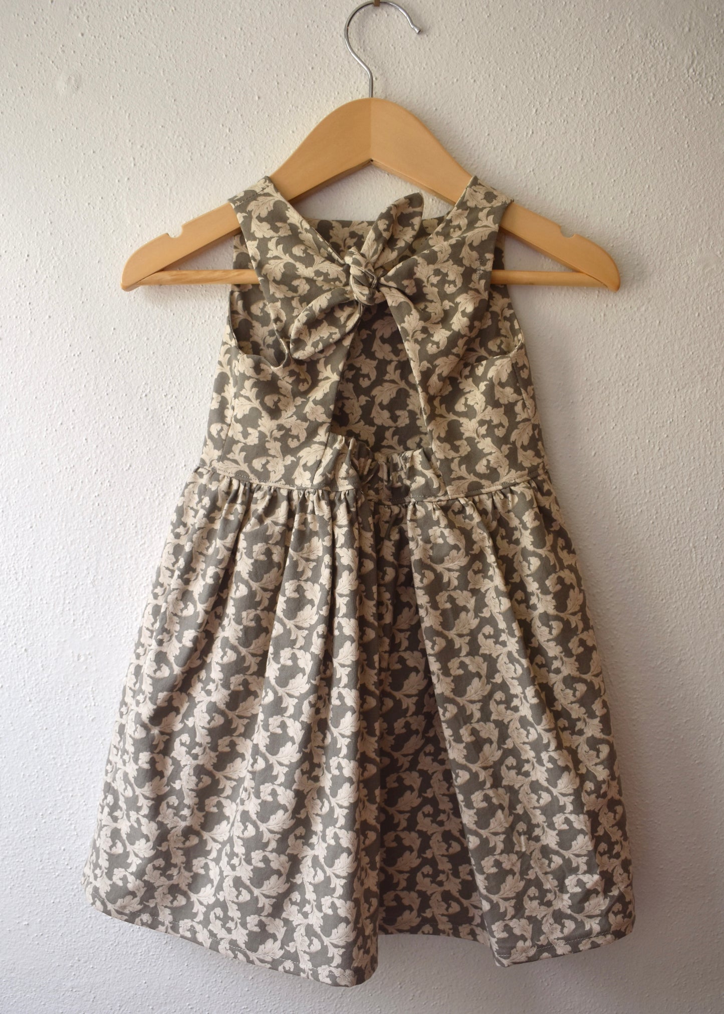 Emma Tie Back Dress, Vine