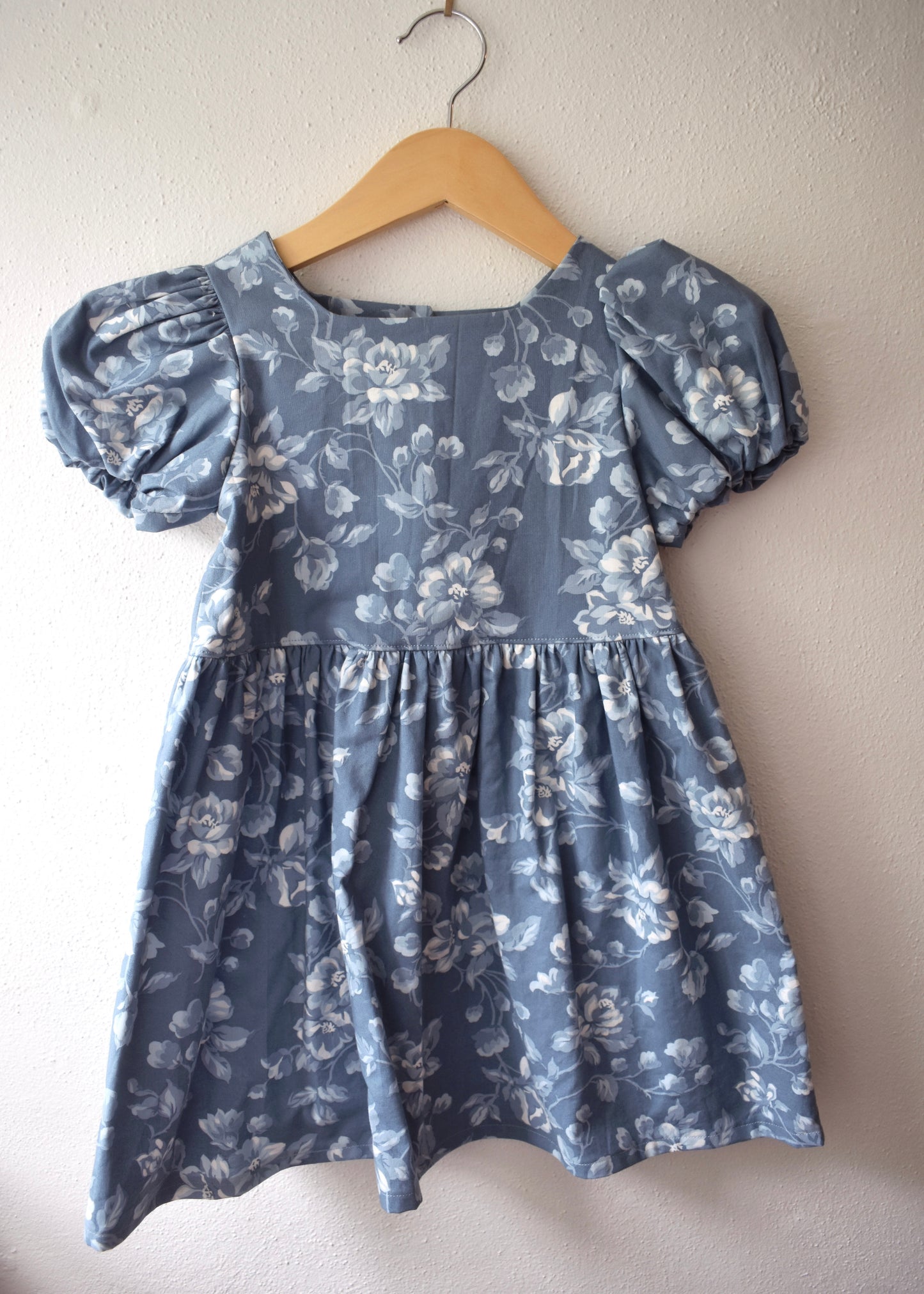 Isabelle Dress, Garden Party Blue
