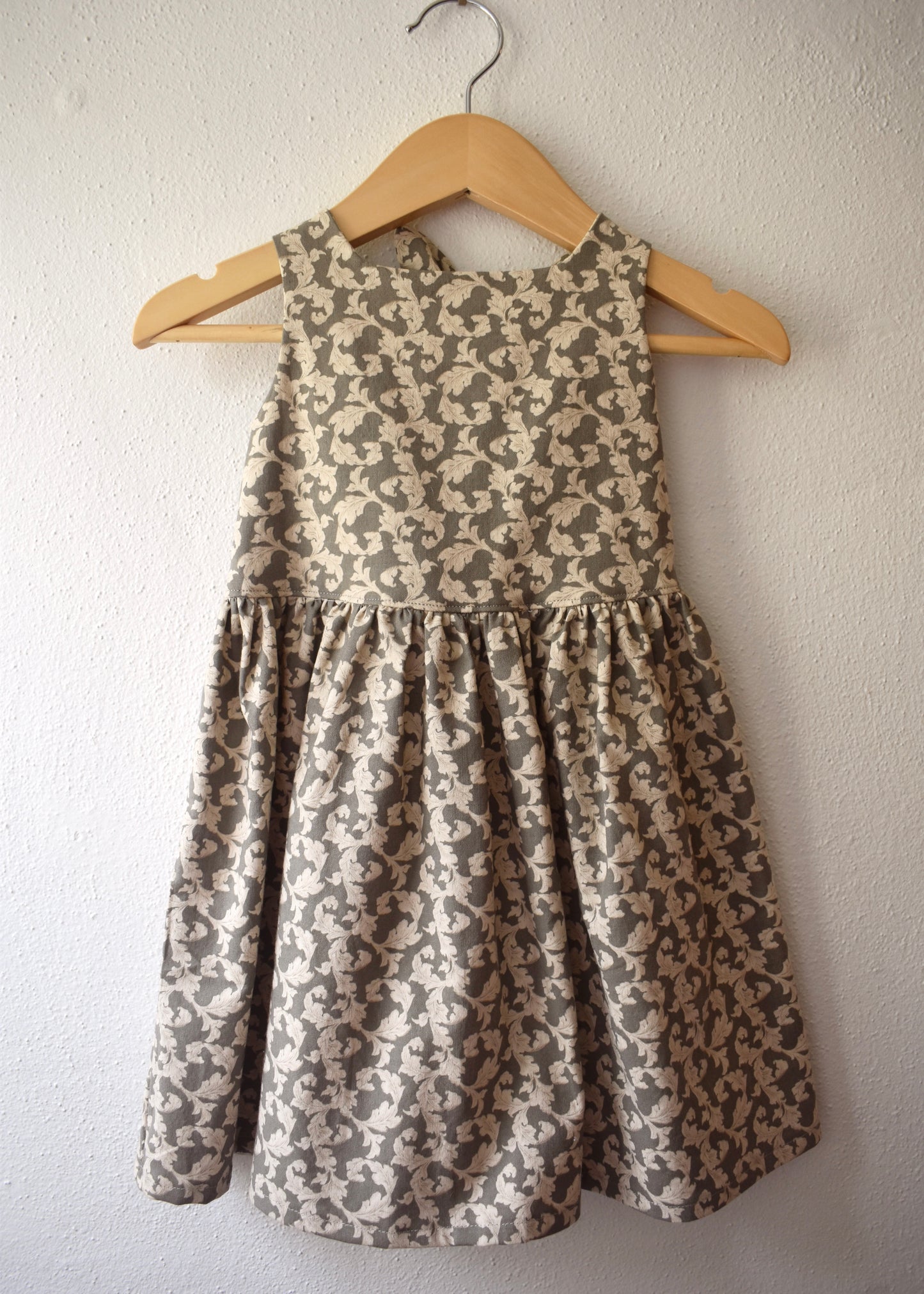 Emma Tie Back Dress, Vine