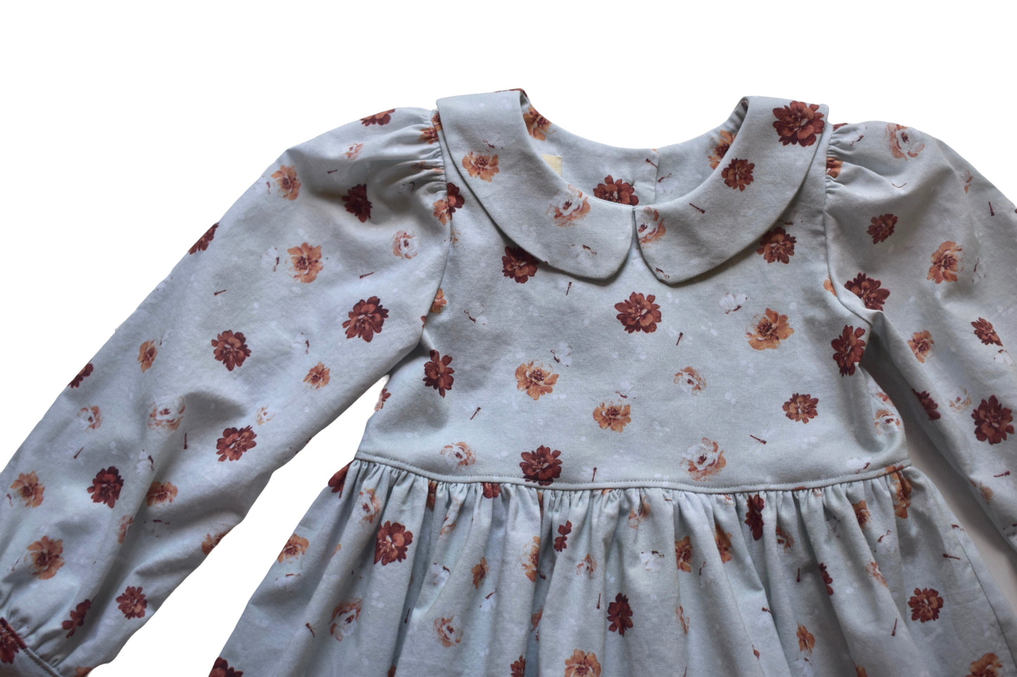 Nora Dress, Floral Mint