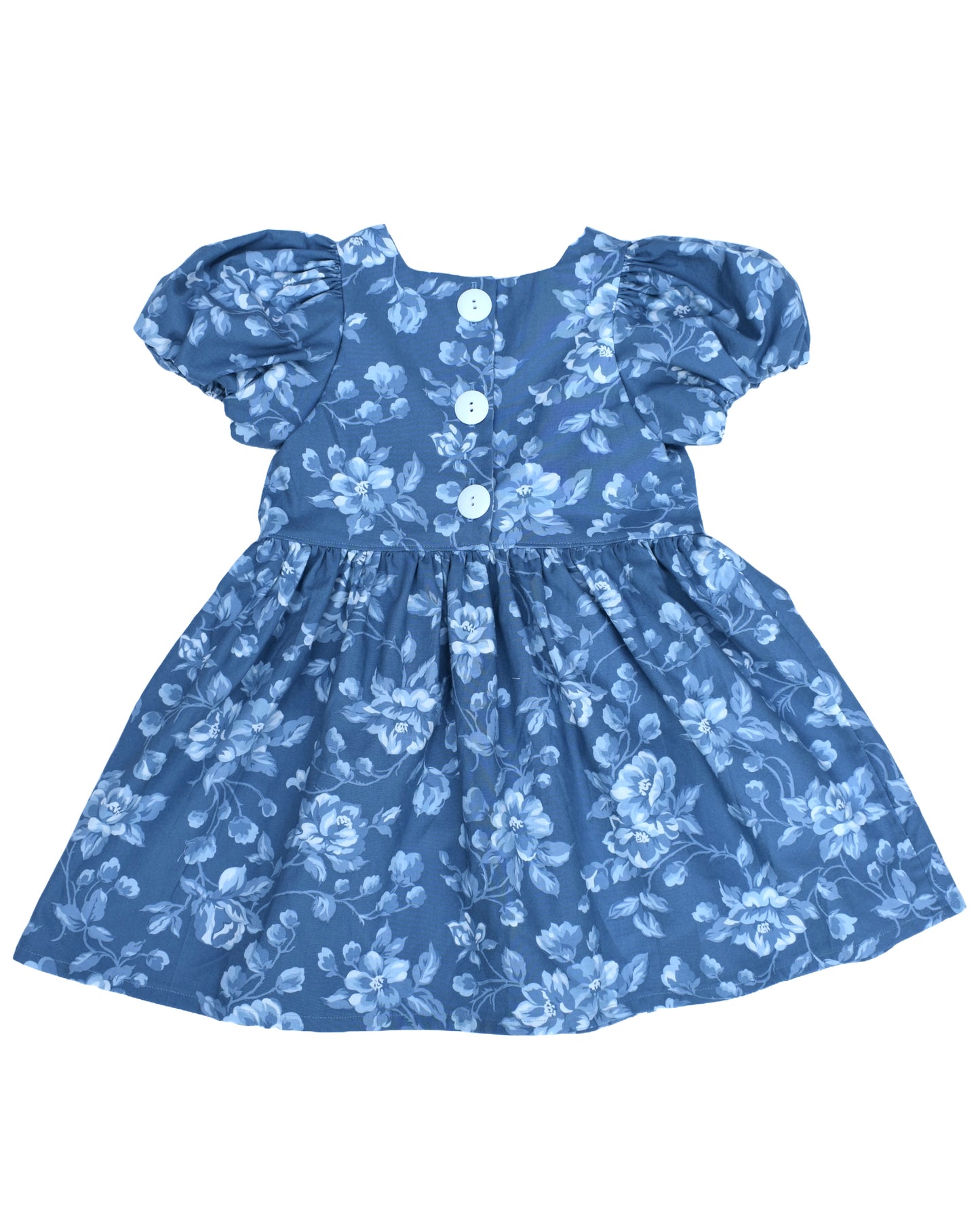 Isabelle Dress, Garden Party Blue