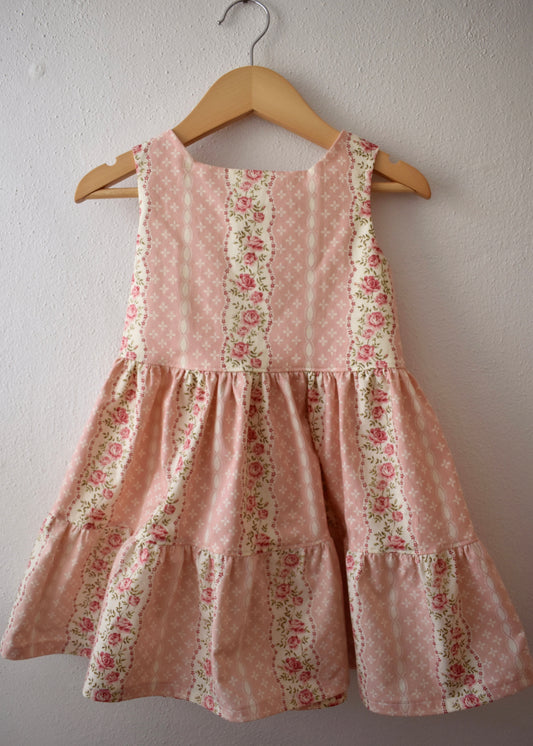 Gabriella Twirl Dress, Baby Rose