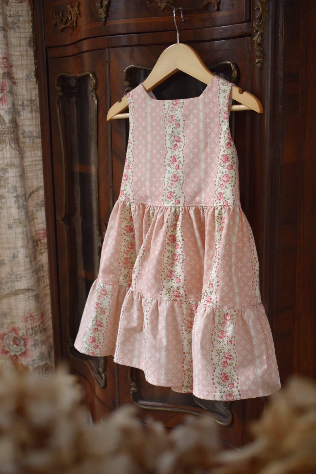 Gabriella Twirl Dress, Baby Rose