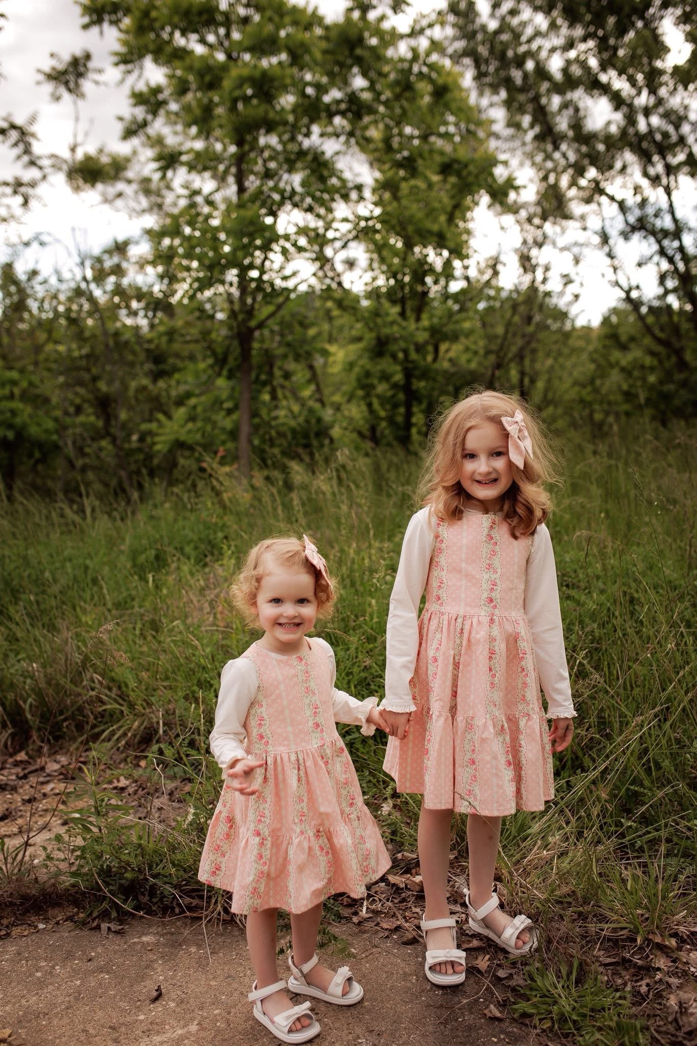 Gabriella Twirl Dress, Baby Rose